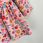 Load image into Gallery viewer, Hanna Andersson Long Sleeve Dress Floral Confetti Petal Pink 60 cm 3-6 Months
