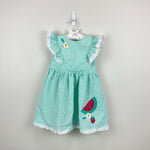 Load image into Gallery viewer, Vintage Little Bitty Ruffle Watermelon Dress 5T
