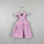 Load image into Gallery viewer, Vintage OshKosh B'gosh Pink Stripe Jumper Skirtall 12 Months
