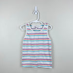 Load image into Gallery viewer, Vintage Our Girl by Healthtex Pastel Striped Tank Top 10 USA
