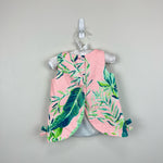 Load image into Gallery viewer, Lilly Pulitzer Girls Coral Reef Tint Chimpouserie Shift Dress 6-12 Months
