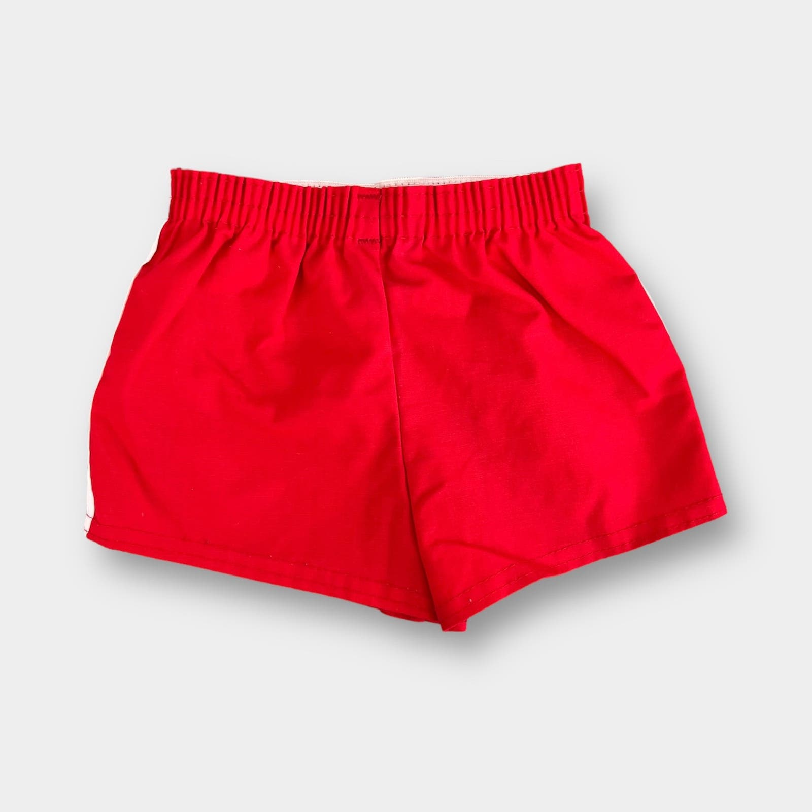 Vintage Red Track Shorts 2T USA