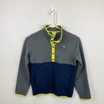 Load image into Gallery viewer, L.L. Bean Kids Quilted Quarter Snap Pullover Colorblock Small 8
