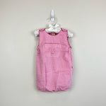 Load image into Gallery viewer, Vintage OshKosh B&#39;gosh Pink Plaid Bunny Romper 18 Months
