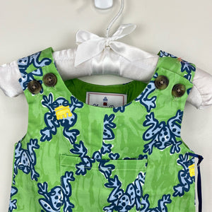 Classic Prep Childrenswear James Shortall Frog Price Green 3-6 Months NWT