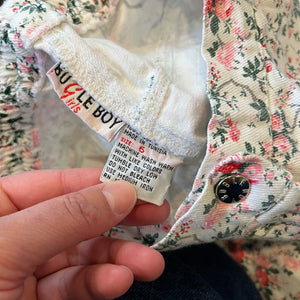 Vintage Bugle Boy Girls Floral Jeans 6