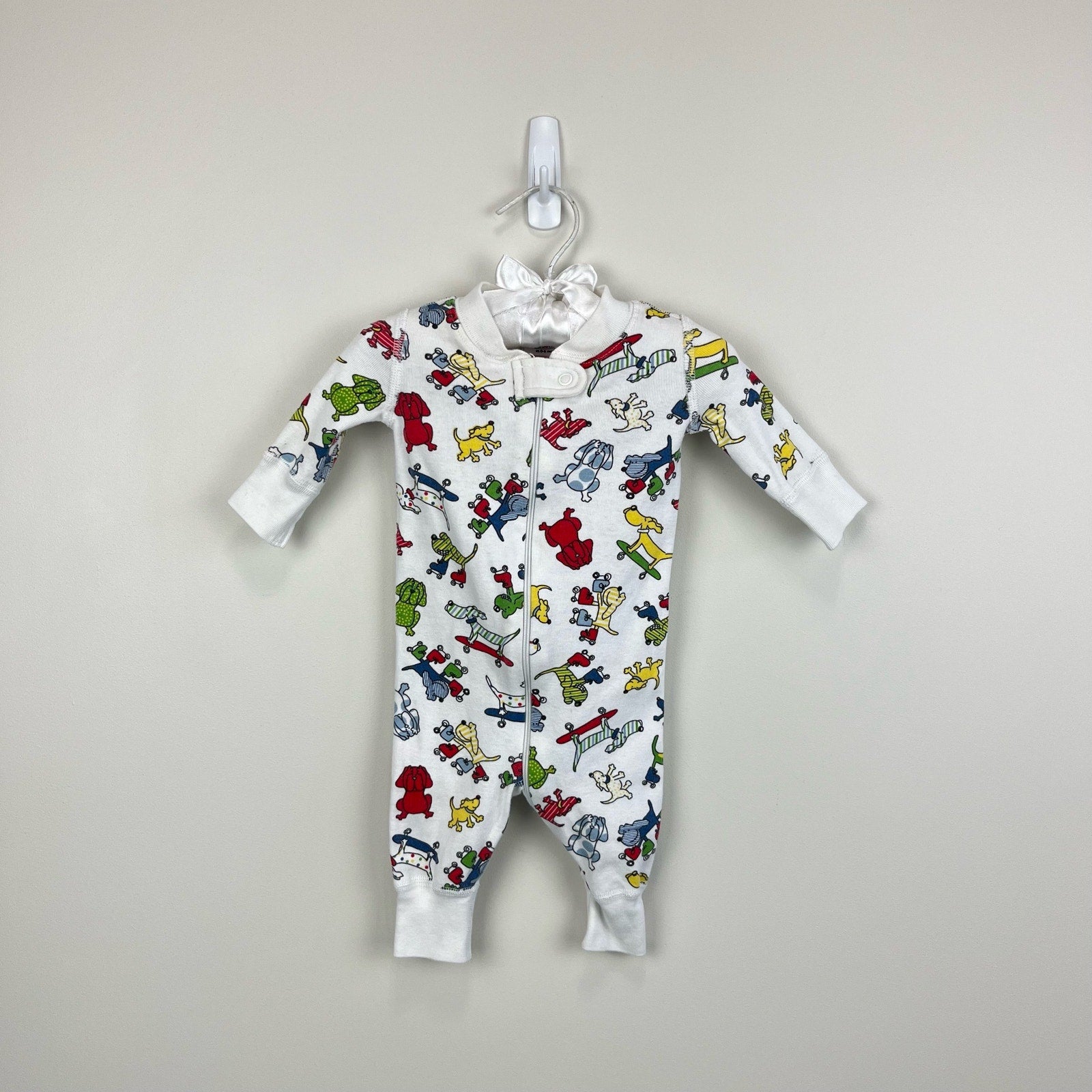 Hanna Andersson Rollerskating Dog Pajamas 50 cm 0-6 Months