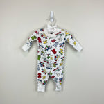 Load image into Gallery viewer, Hanna Andersson Rollerskating Dog Pajamas 50 cm 0-6 Months
