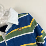 Load image into Gallery viewer, Janie and Jack Striped Jersey Rugby Shirt 18-24 Months
