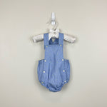 Load image into Gallery viewer, Jacadi Paris Blue Anchor Shortall Romper 3 Months
