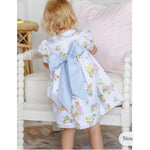 Load image into Gallery viewer, The Beaufort Bonnet Company Mary Dal Dress Biltmore Blooms with Buckhead Blue 4T
