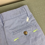 Load image into Gallery viewer, TBBC Company Critter Charlier's Chinos Beale Street Blue with Fish Embroidery 6
