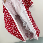 Load image into Gallery viewer, Vintage Rare Editions Red Bow Party Dress 6
