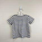 Load image into Gallery viewer, Mini Boden Short Sleeve Pocket T-Shirt Navy White Stripes 18-24 Months NWT
