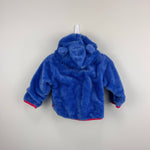 Load image into Gallery viewer, Magnetic Me Fleece Bear Hoodie Jacket Blue 6-12 Months
