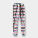 Load image into Gallery viewer, Hanna Andersson Printed Rainbow Stripe Leggings 130 cm 8
