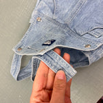 Load image into Gallery viewer, Vintage OshKosh B'gosh Blue Jean Shortalls 3-6 Months
