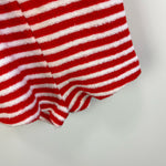 Load image into Gallery viewer, Vintage Carter's Red Striped Terry Romper 24 Months USA
