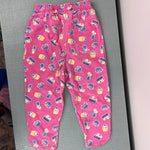 Load image into Gallery viewer, Vintage Tiny Toes Pink Garden Pants 24 Months
