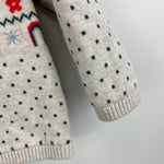 Load image into Gallery viewer, Hanna Andersson Novelty Holiday Sweater Set Rainbow Gnomes 80 cm 18-24 Months
