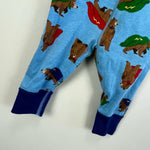 Load image into Gallery viewer, Hanna Andersson Blue Super Hero Bear Pajamas 60 cm 6-9 Months
