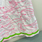 Load image into Gallery viewer, Lilly Pulitzer Girls Little Franco Dress Hotty Pink Alligator Grrrowl Embroidered 8
