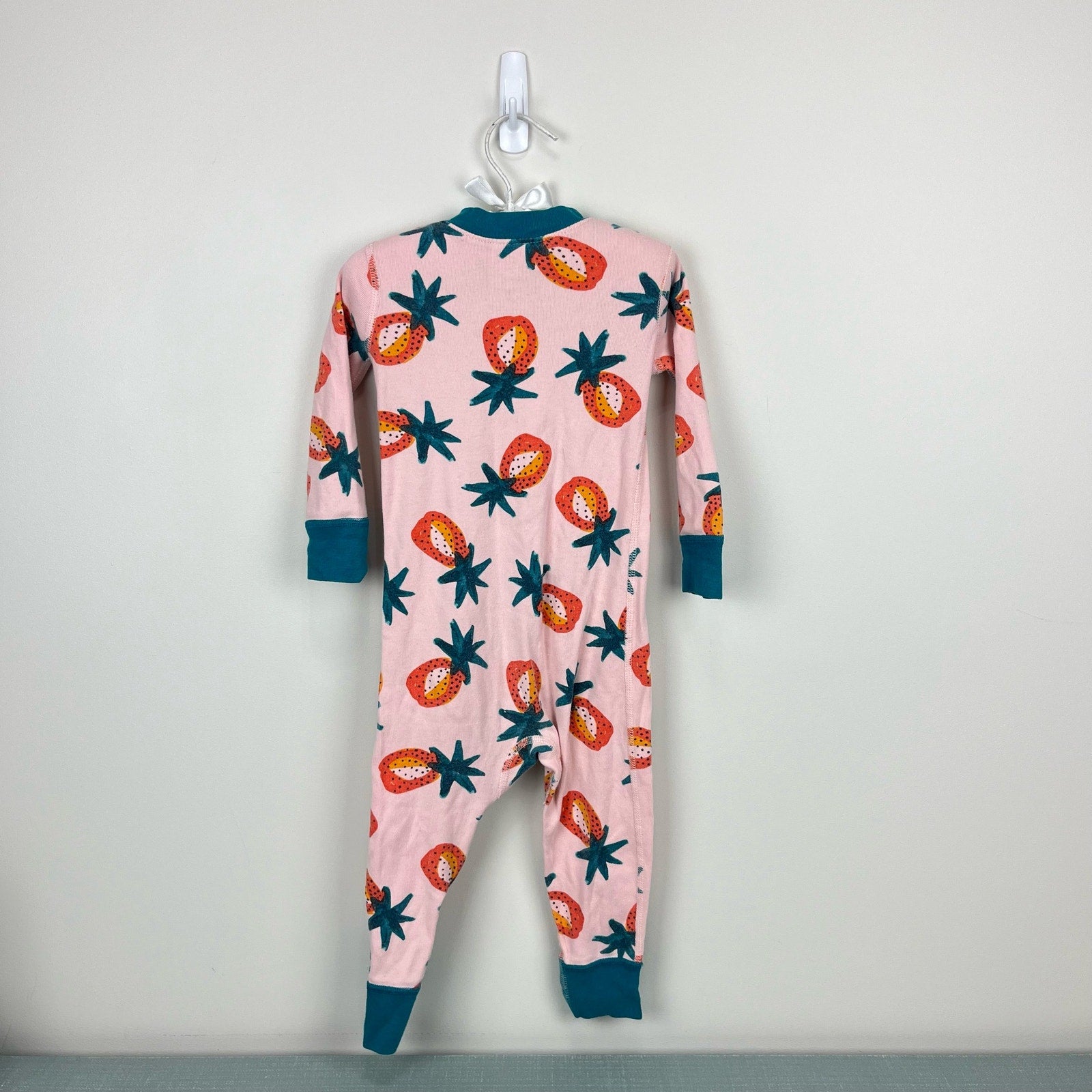 Hanna Andersson Pink Pineapple Pajamas 85 cm 2T