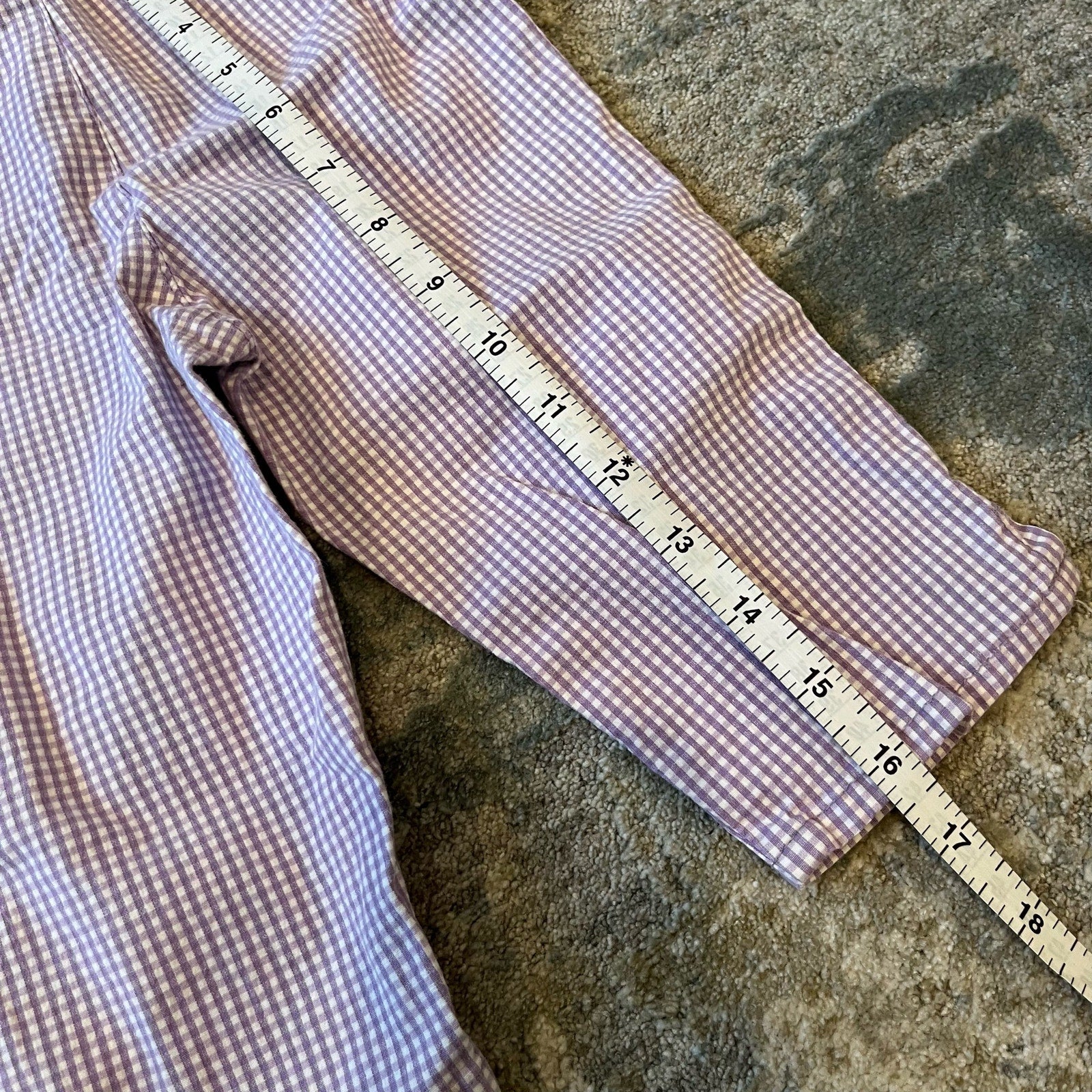 Vintage OshKosh B'gosh Purple Gingham Pants 3T