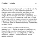 Load image into Gallery viewer, LoveShackFancy x Target Yoobi Happy Thoughts &amp; Coquette Bow 2 Pack Folders
