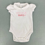 Load image into Gallery viewer, Jacadi Oh La La Paris! White Bodysuit 1 Month
