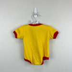 Load image into Gallery viewer, Simply Basic Yellow Tractor Bodysuit Romper 0-3 Months
