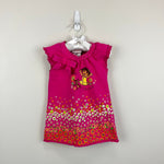 Load image into Gallery viewer, Vintage Y2K Dora the Explorer Pink Flower Dress 18 Months
