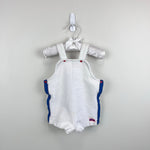 Load image into Gallery viewer, Vintage Absorba White Shortall Romper 18 Months
