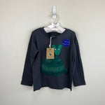 Load image into Gallery viewer, Joules Gray Lift the Flap Applique Chomp Snake T-Shirt 3-4 NWT
