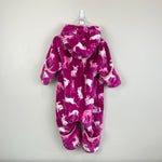 Load image into Gallery viewer, Hatley Fleece Cold Weather Baby Bundler Pink Animals 6-12 Months
