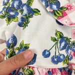 Load image into Gallery viewer, Vintage Tiny Toes Ruffle Fruit Top 12 Months
