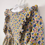 Load image into Gallery viewer, Mini Boden Long Sleeve Ruffle Dress Multi Ditsy Floral 12-18 Months
