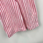 Load image into Gallery viewer, Vintage Carter&#39;s Red Striped Baseball Pajamas 12 Months USA
