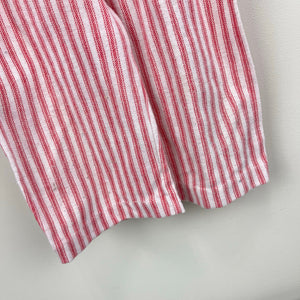 Vintage Carter's Red Striped Baseball Pajamas 12 Months USA