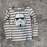 Load image into Gallery viewer, Hanna Andersson Star Wars Storm Trooper Long John Pajamas 130 cm 8
