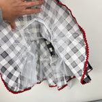 Load image into Gallery viewer, Vintage Sarah Kent Black and White Plaid Party Dress 4T USA
