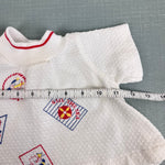 Load image into Gallery viewer, Vintage Healthtex Short Sleeve White Sailor T-Shirt 12 Months USA
