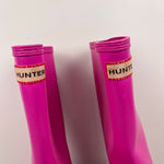 Load image into Gallery viewer, Hunter Kids Original Gloss Tall Rain Boots Pink 3
