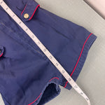 Load image into Gallery viewer, Vintage Navy Blue Sailor Suit Romper 18 Months
