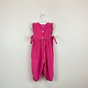 Bella Bliss Pink Corduroy Berkley Overalls 24 Months