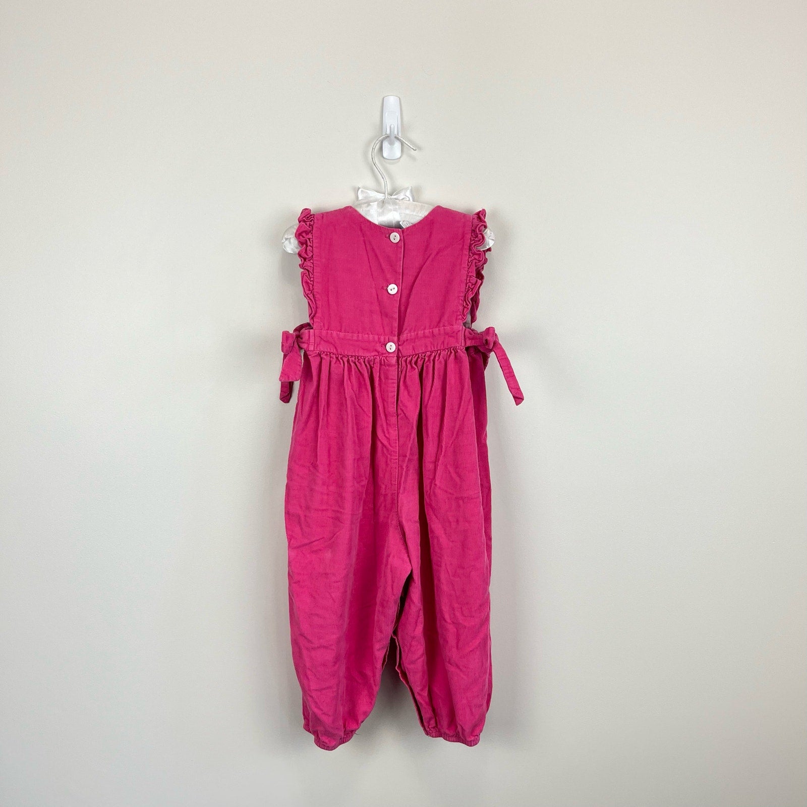 Bella Bliss Pink Corduroy Berkley Overalls 24 Months