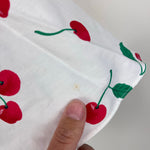 Load image into Gallery viewer, Vintage Y2K Miniwear White Red Cherries Dress Set 0-3 Months
