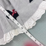 Load image into Gallery viewer, Vintage Nannette Applique Scottie Dog Eyelet Ruffle Dress 18 Months
