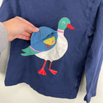 Load image into Gallery viewer, Mini Boden Girls Lift the Flap Duck Tee 6-7
