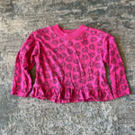 Load image into Gallery viewer, Vintage J.J.'s Kids Floral Ruffle Shirt &amp; Skirt Set 4T
